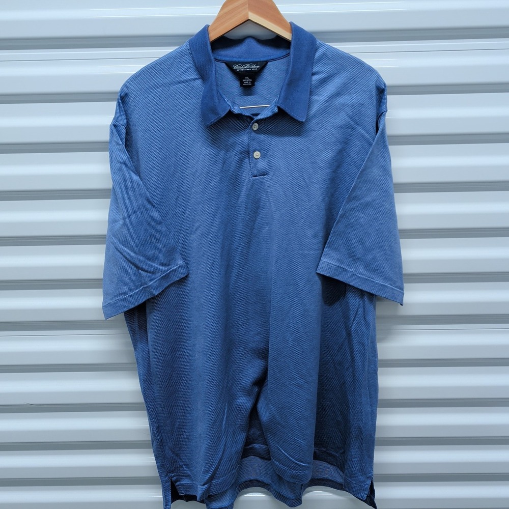 Brooks Brothers Polo Shirt Size XXL Men Blue Short Sleeve 100% Cotton Pique P-16